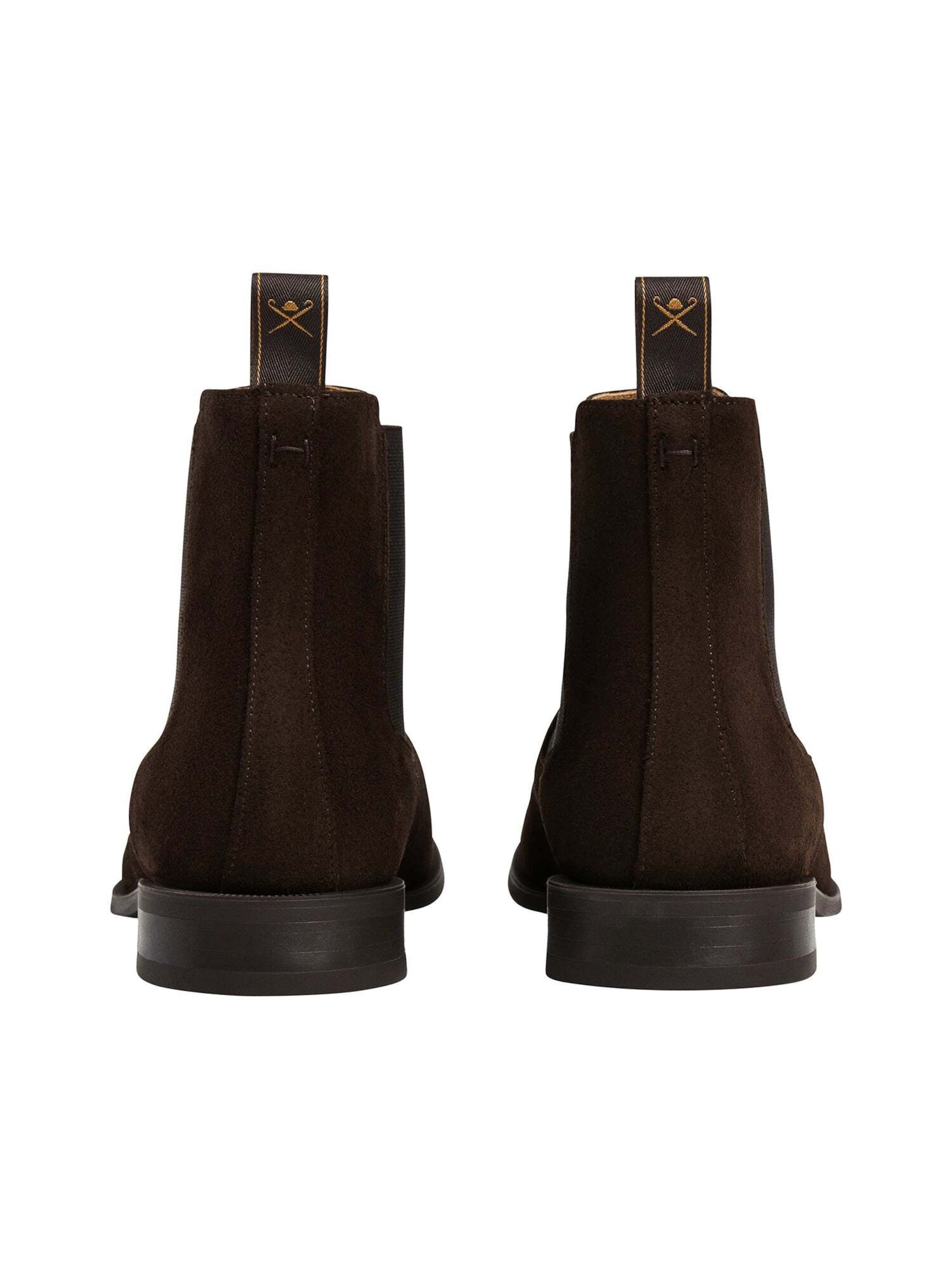 Boots chelsea di Hackett London in marrone