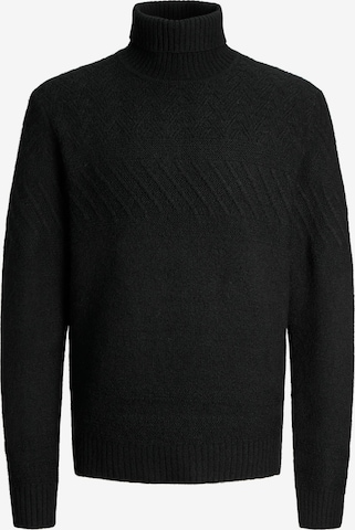 JACK & JONES Sweater in Black: front