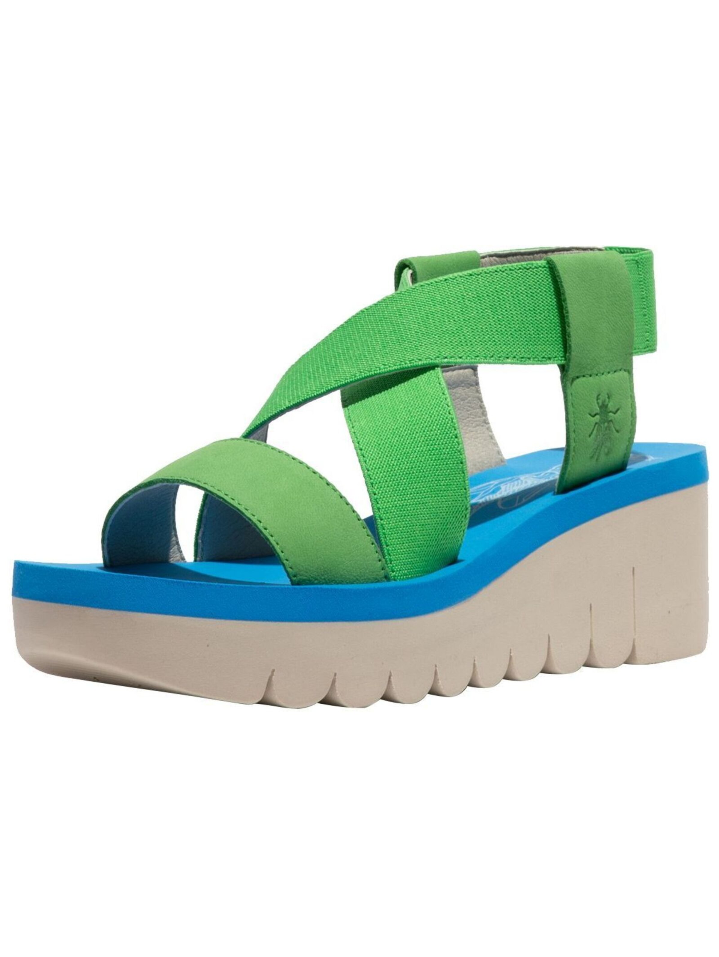 Sandales FLY LONDON en vert : devant