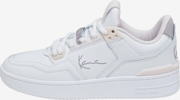 Sneaker bassa di Karl Kani in bianco: frontale