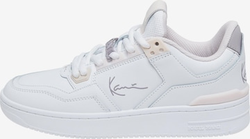 Baskets basses Karl Kani en blanc : devant