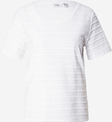 b.young Тениска 'RAISA' в бяло: отпред