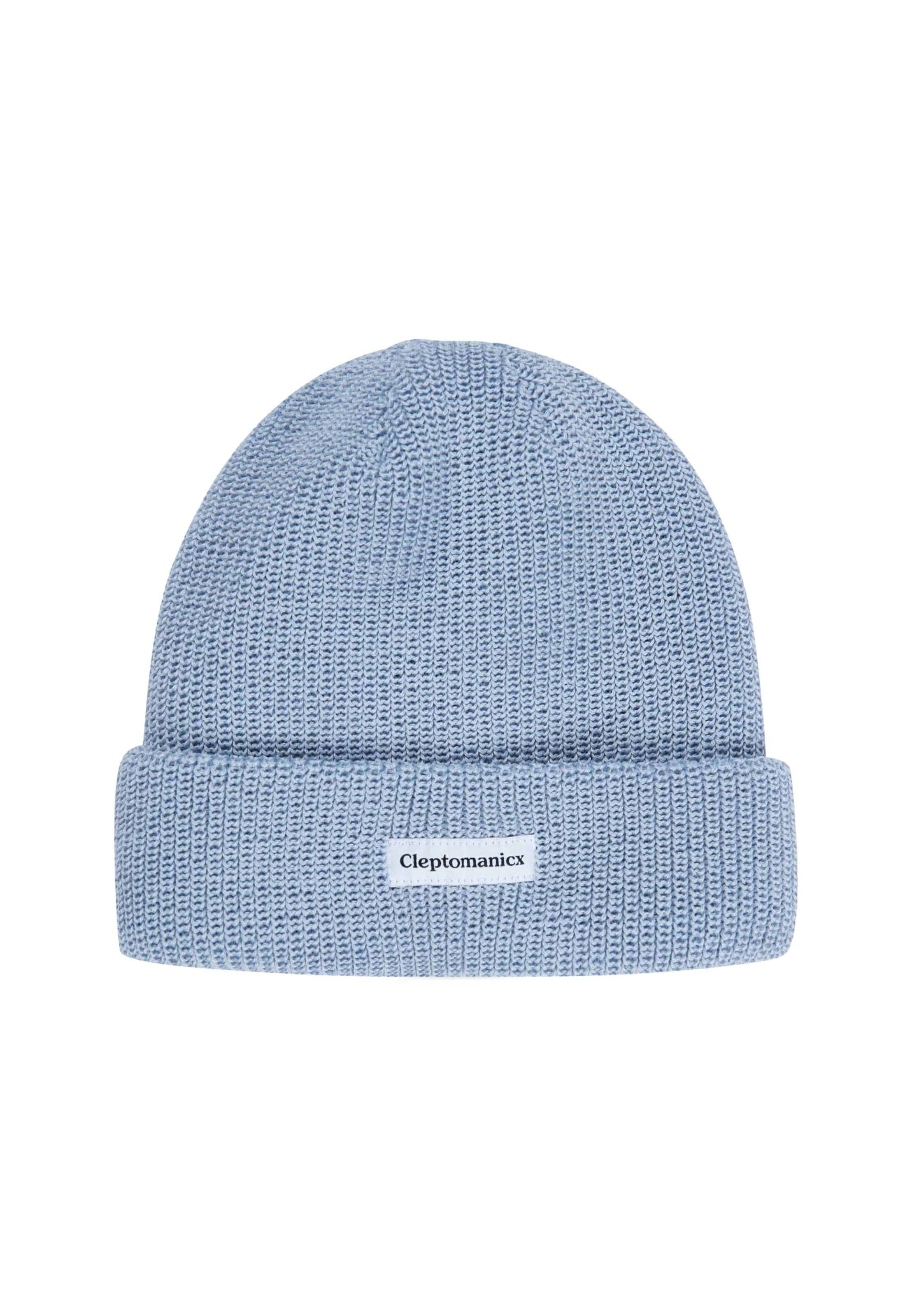 Cleptomanicx Beanie 'Shortie 2' in Blue