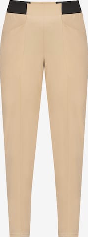 Karko Broek ' BELLA ' in Beige: voorkant