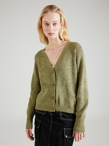 Moves Knit Cardigan 'Laris' in Green: front