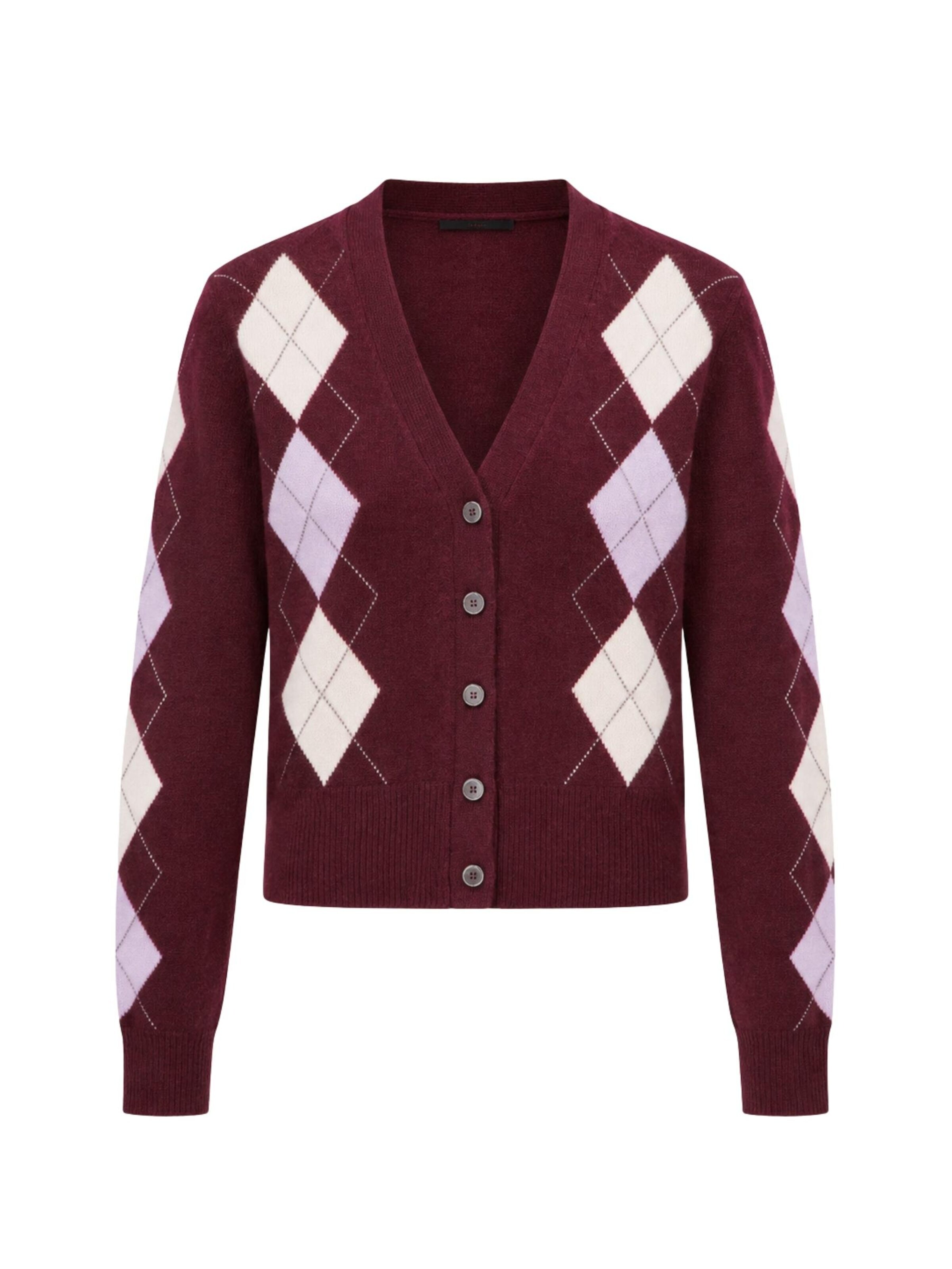GUESS Strickjacke 'W6BR47Z1446'‌‌‌‌‌‌‌ in L in bordeaux, Produktansicht