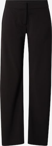 WEEKDAY Широкий Штаны 'Kiros' в Черный: спереди