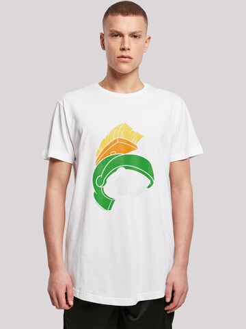 Maglietta 'Looney Tunes Marvin The Martian Face' di F4NT4STIC in bianco: frontale