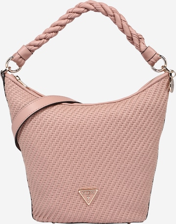 GUESS Handtasche 'HASSIE' in Pink: predná strana