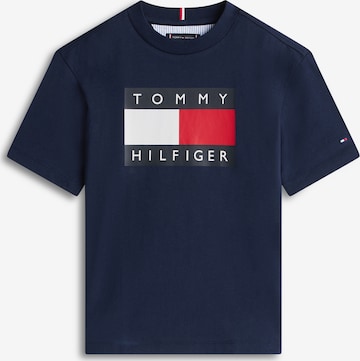 TOMMY HILFIGER Majica 'Heritage' | modra barva: sprednja stran