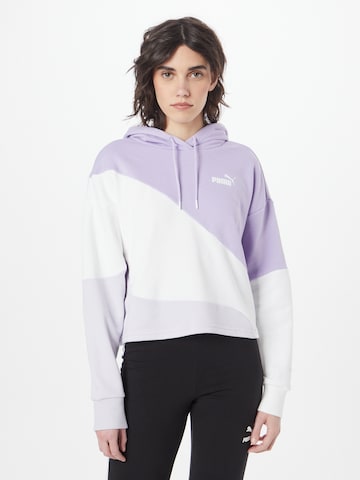 PUMA Sport sweatshirt 'Power' i lila: framsida