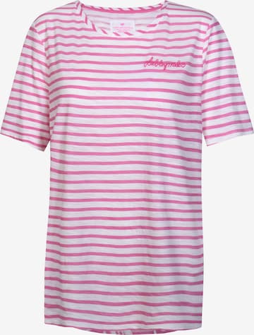 LIEBLINGSSTÜCK Koszulka 'Colin' w kolorze różowy: przód