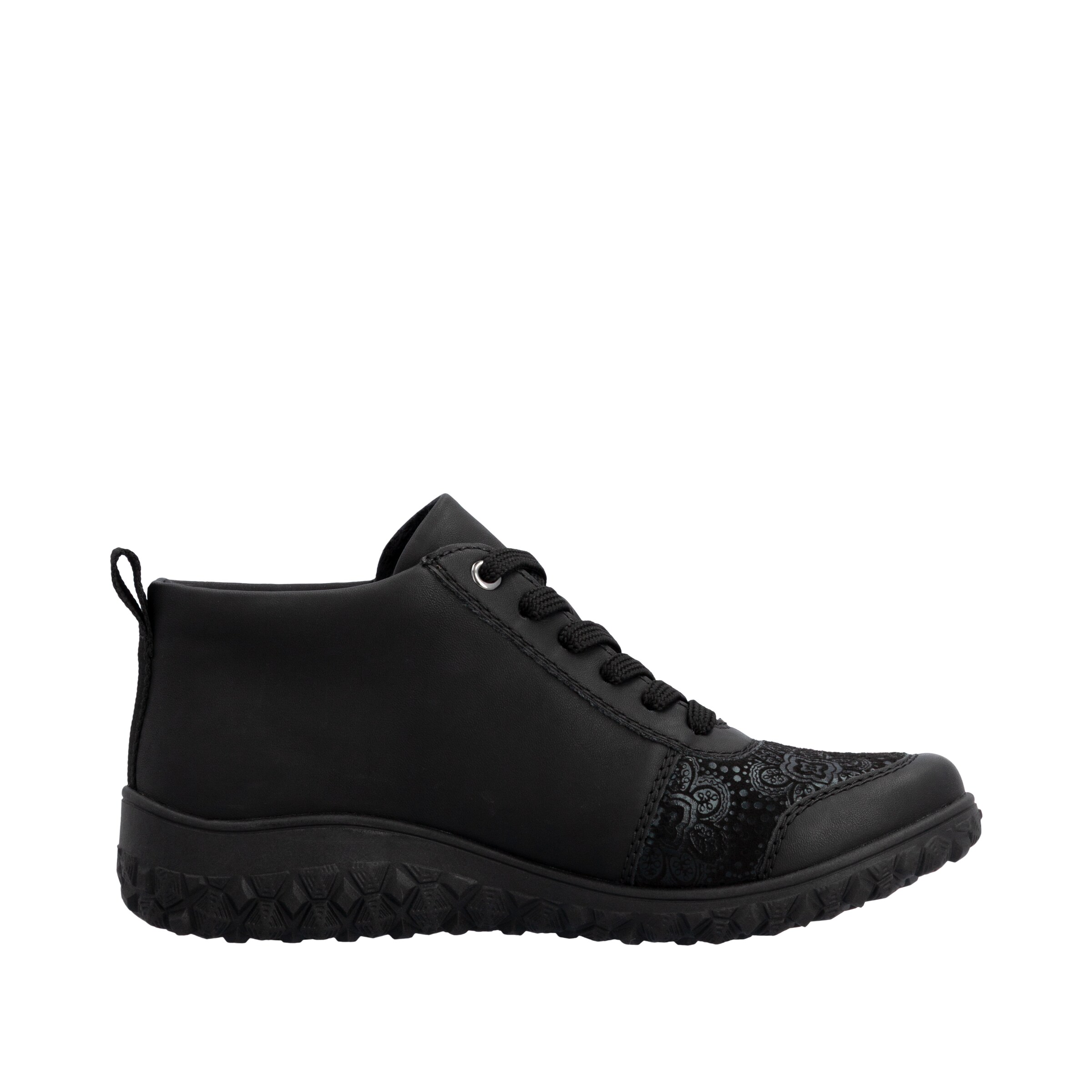 Rieker Schnürstiefelette in Schwarz
