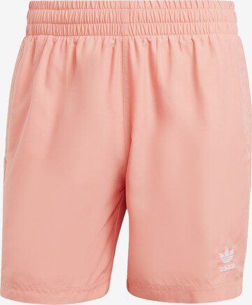 ADIDAS ORIGINALS Board Shorts in Orange: front