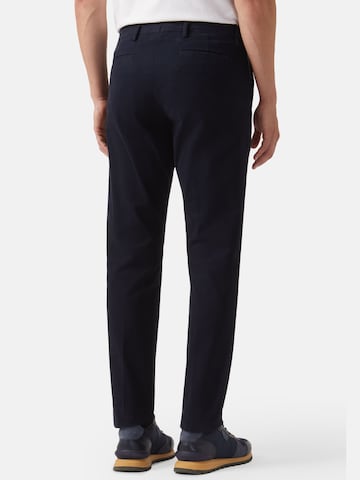 Regular Pantalon à plis Boggi Milano en bleu