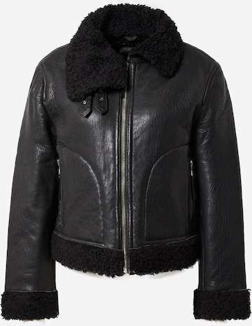 Veste mi-saison 'Feven' BE EDGY en noir : devant