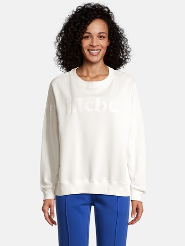 salzhaut Sweatshirt 'MUDDERHUS' in Wit: voorkant