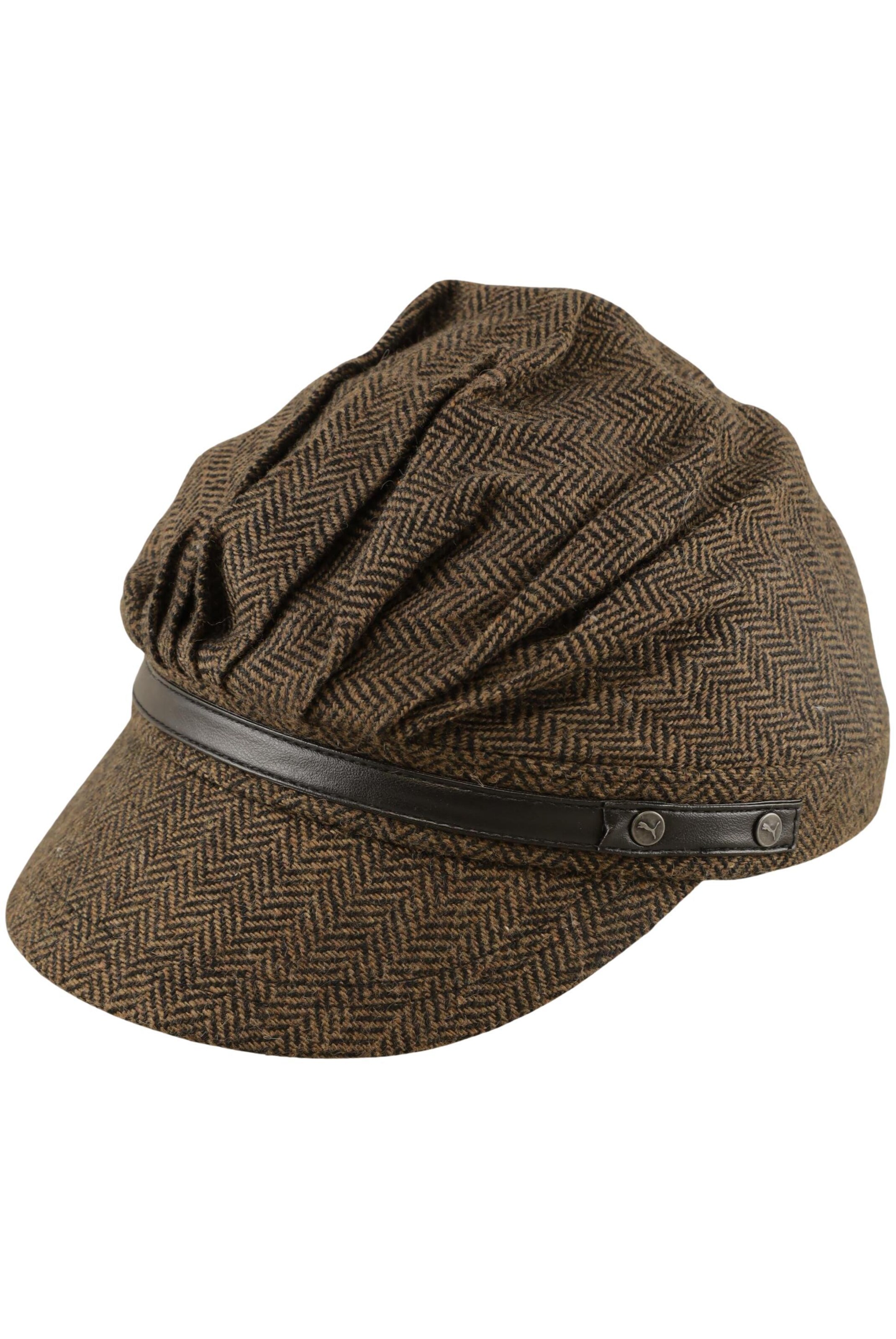 PUMA Hat & Cap in S in Brown: front
