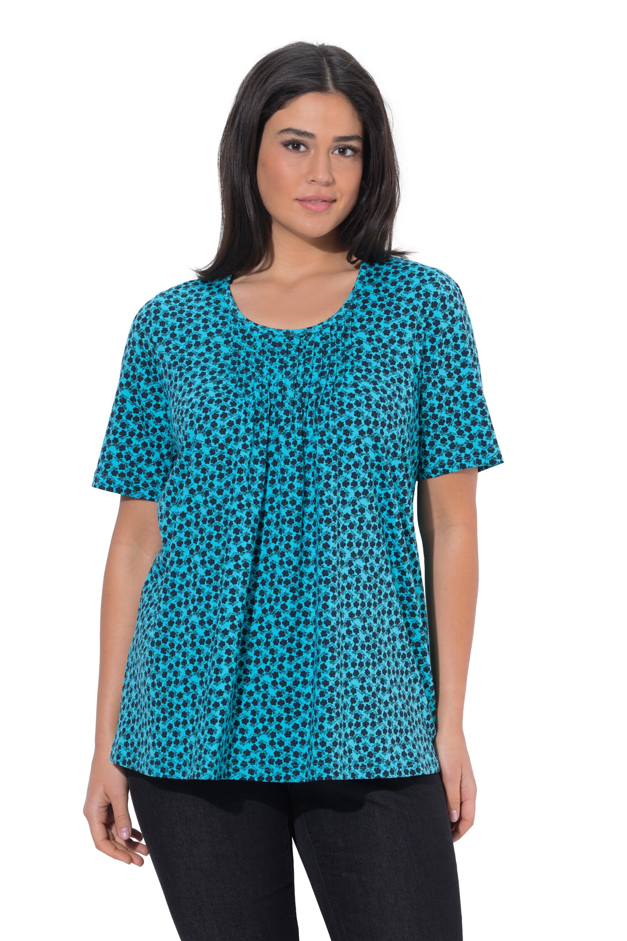 Ulla Popken Shirt in Blau: Vorderseite