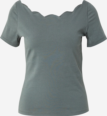 T-shirt 'Charlotta' ABOUT YOU en vert : devant