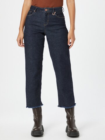 PULZ Jeans Zvonové kalhoty Džíny 'EMMA' – modrá: přední strana