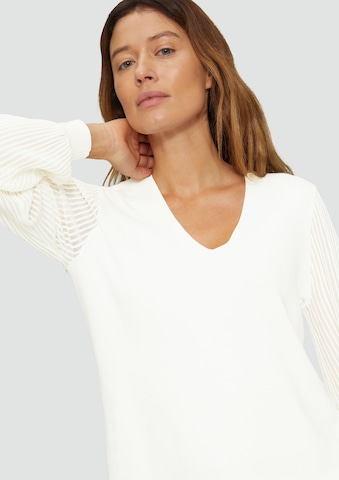 s.Oliver BLACK LABEL Sweater in White