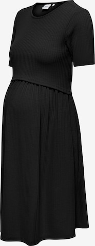Only Maternity Jurk 'OLMMalaya' in Zwart: voorkant