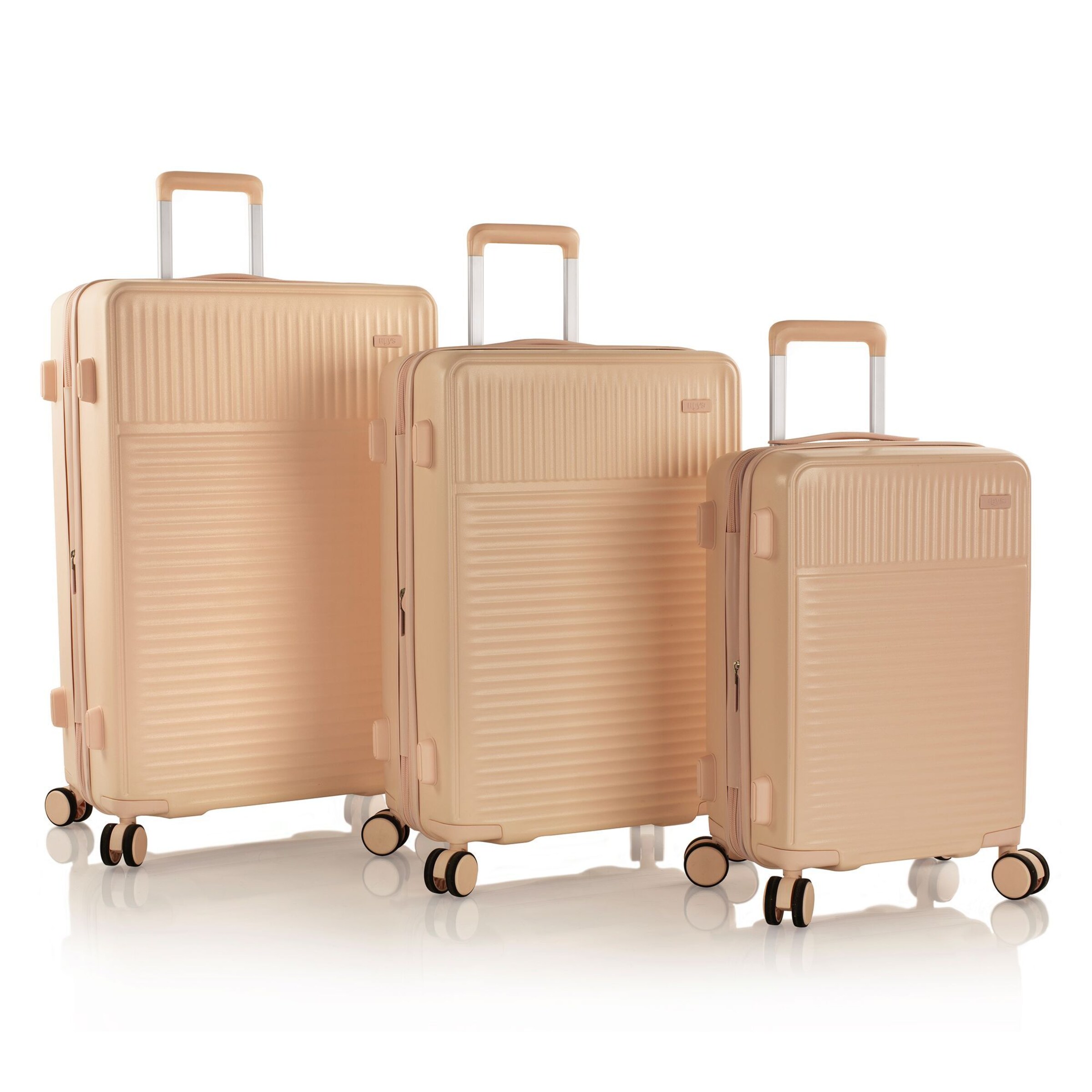 Heys Suitcase Set 'Pastel ' in Gold: front