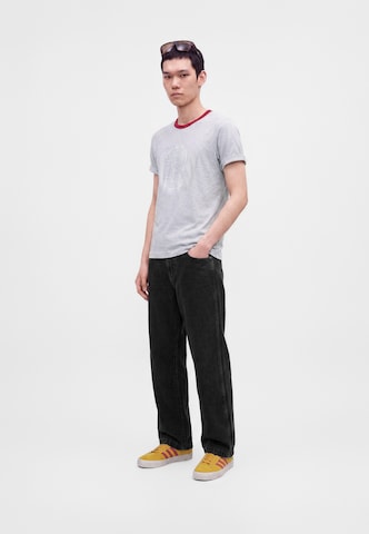 ADIDAS ORIGINALS Тениска 'RINGER' в сиво