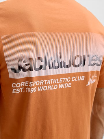 JACK & JONES Tričko 'JCOECHO' - Oranžová