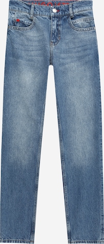 HUGO Red Slimfit Jeansy w kolorze niebieski: przód
