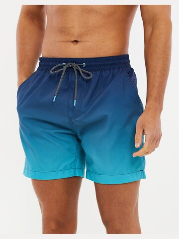Shorts de bain 'Utara' Threadbare en bleu : devant
