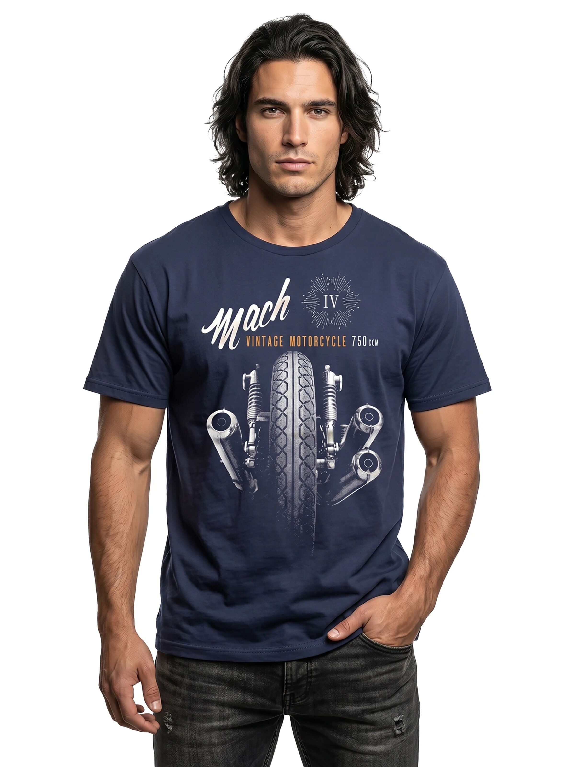 MAKAYA Shirt 'Mach 4' in Blue