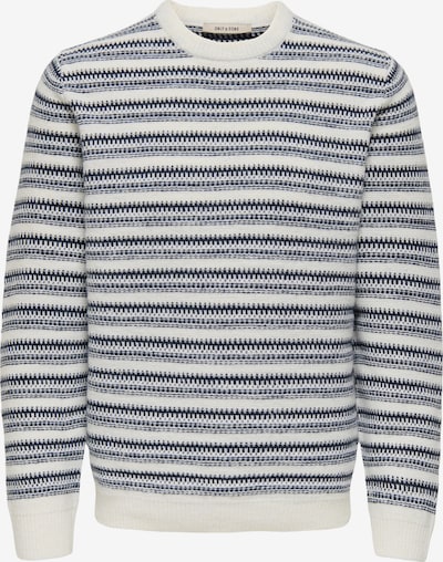 Only & Sons Neulepaita 'ONSMING' värissä marine / valkoinen, Tuotenäkymä