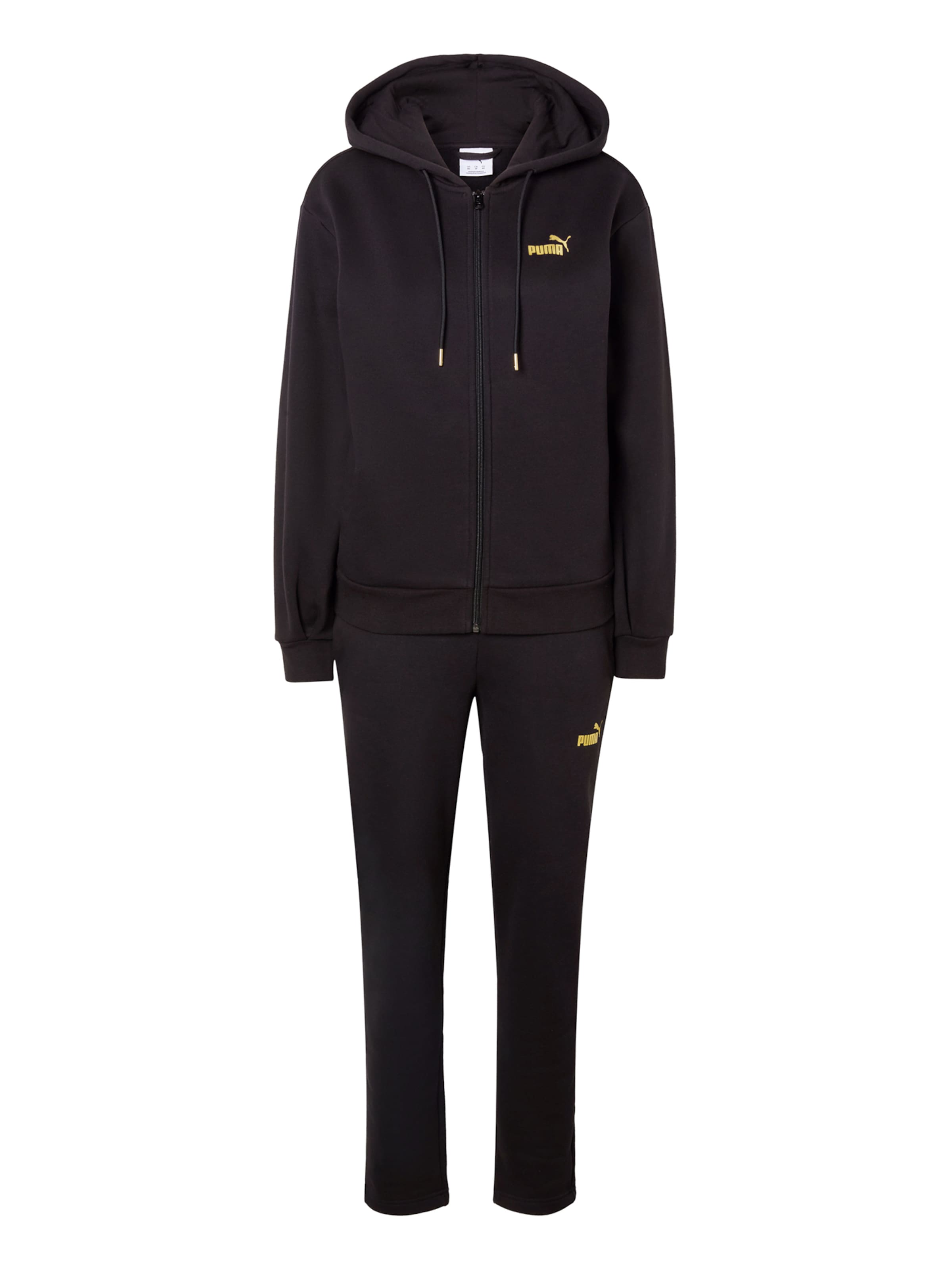 PUMA Tracksuit in Black: front
