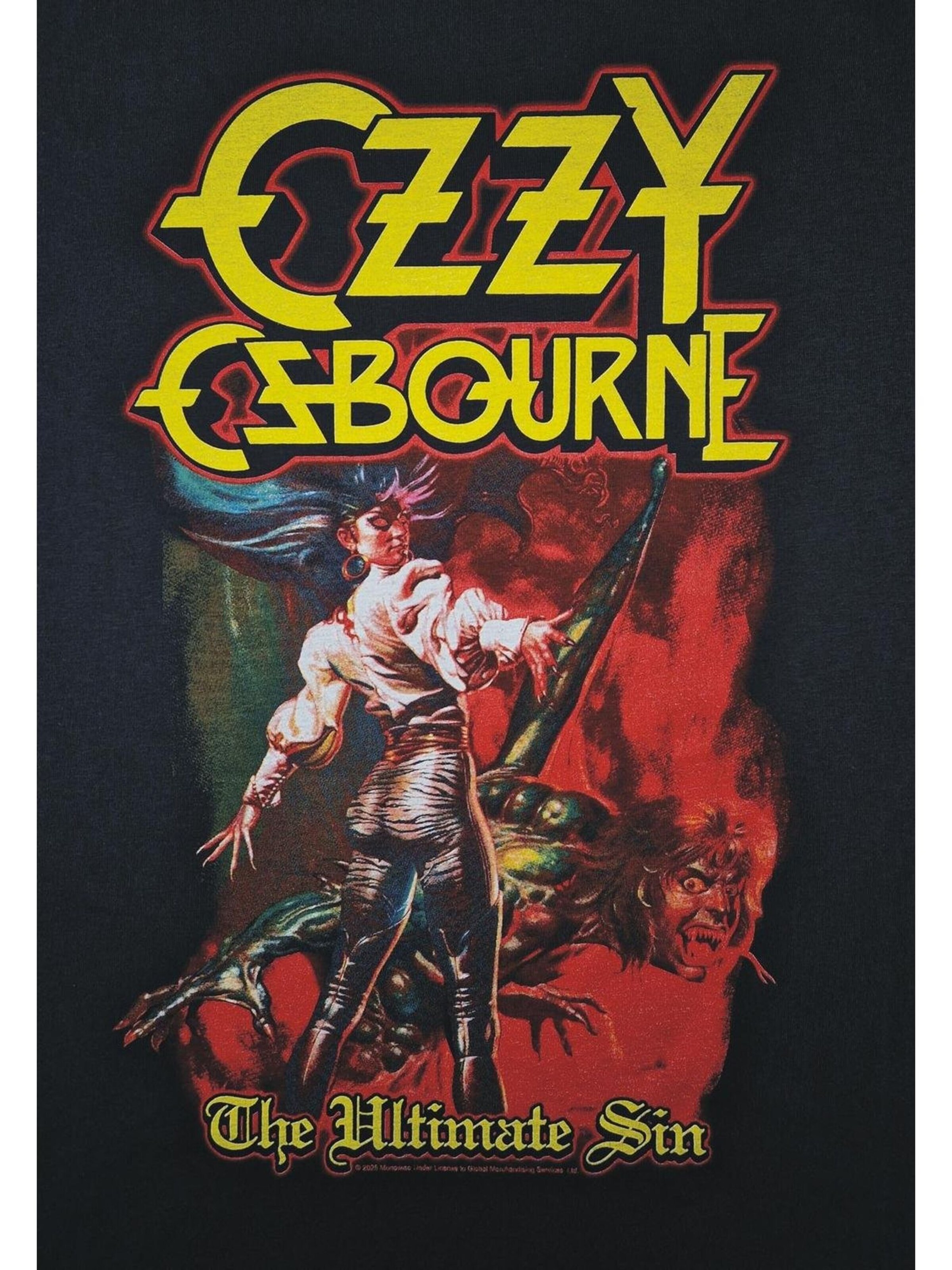 Ozzy Osbourne - Camiseta 'Ozzy Osbourne Ultimate Sin T-Shirt' en negro