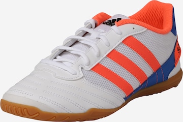 ADIDAS PERFORMANCE - Zapatillas de fútbol en blanco: frente