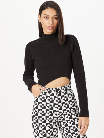 Nasty Gal Sweater in Black: front