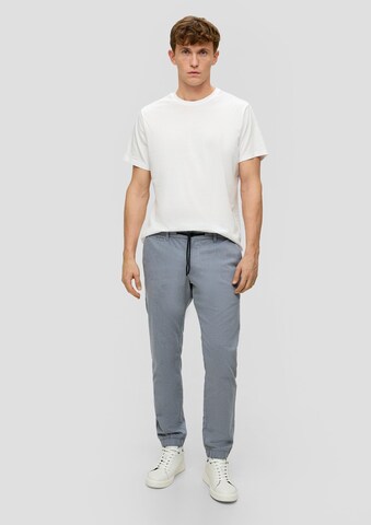 s.Oliver Tapered Trousers in Blue