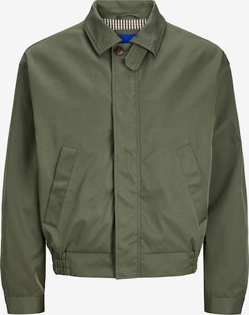 JACK & JONES Prehodna jakna 'Santorini Harrington' | zelena barva: sprednja stran