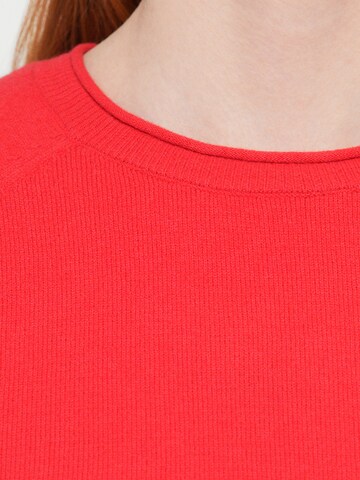 ONLY Sveter 'ONLLOYAL' - Červená