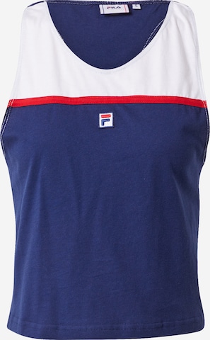 FILA Top 'Baabe' in Blauw: voorkant