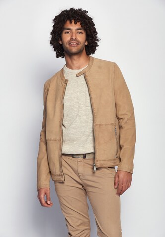 Maze Lederjacke 'Brunswick' in Beige