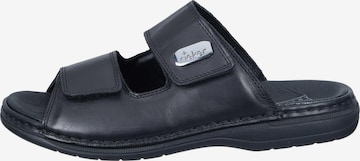 Rieker Mule 'Basic' in Black: front