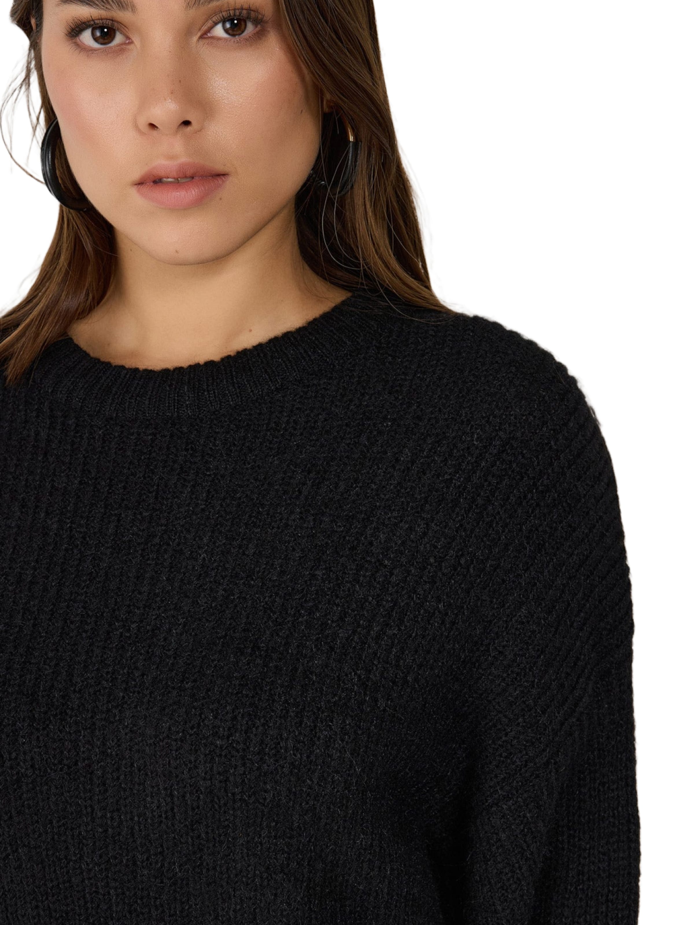 No Matter What Strickkleid in Schwarz