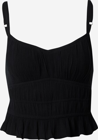 HOLLISTER - Top em preto: frente