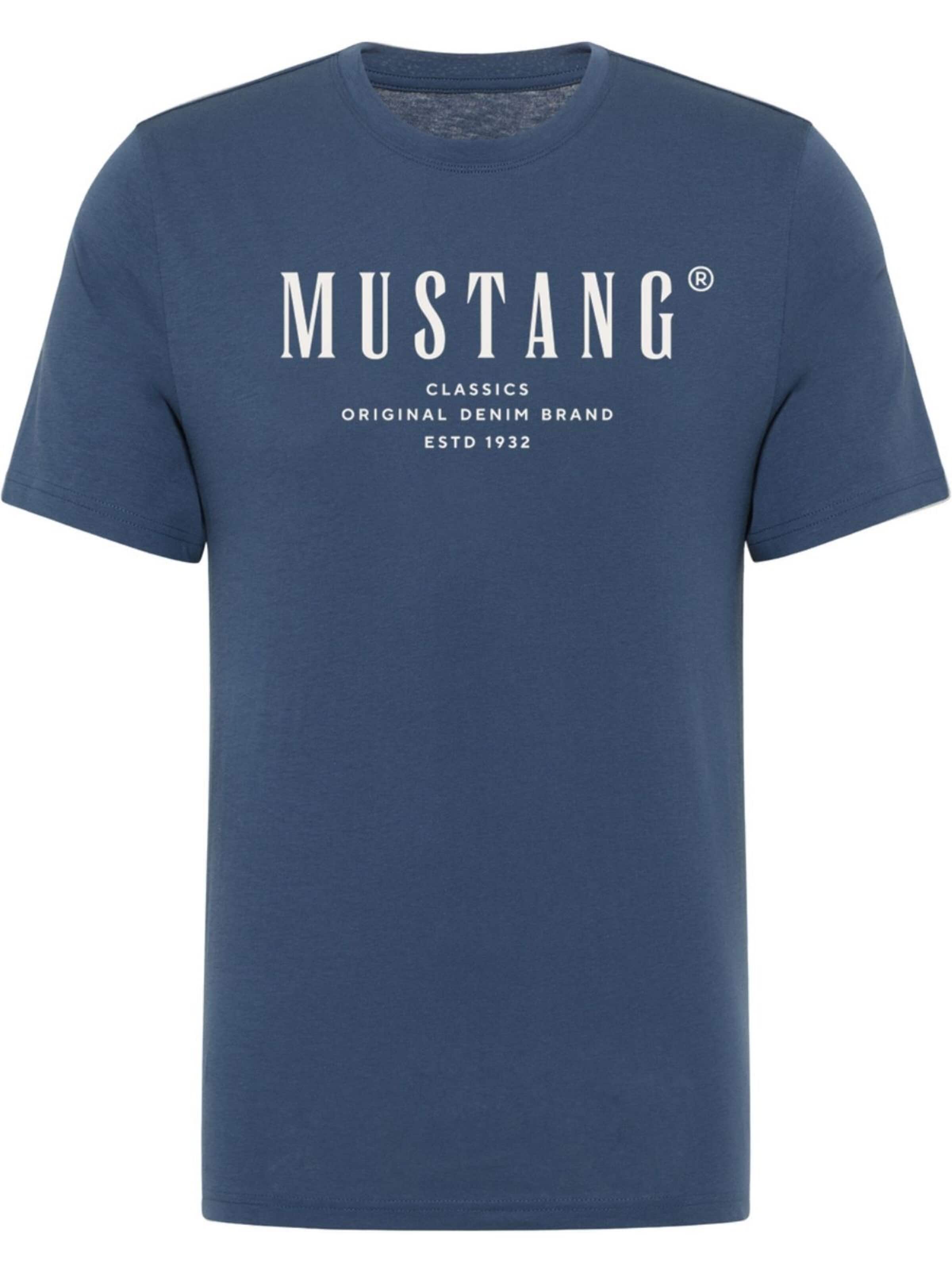 MUSTANG Shirt 'Mustang Style Alex Dark Denim 1017998 5242'‌‌‌‌‌‌ in Blau: Vorderseite