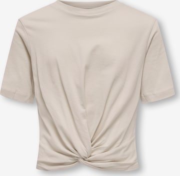 ONLY GIRLS T-shirt 'KOGRex' i beige: framsida