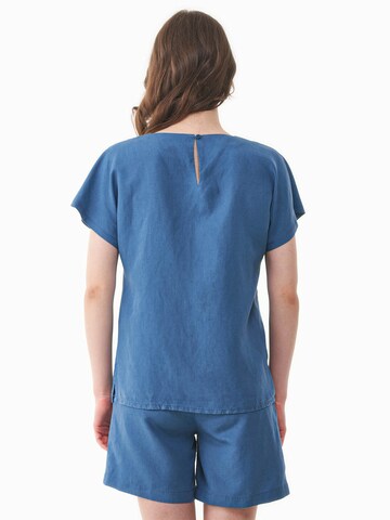 Organication Bluse in Blau