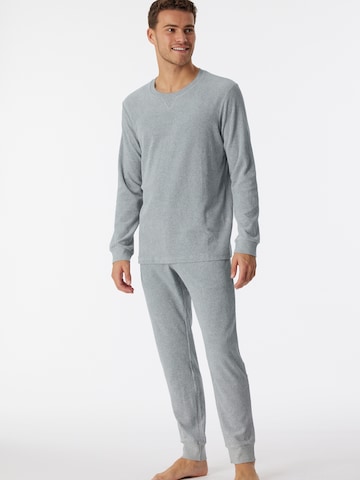 SCHIESSER Pyjama ' Warming Nightwear ' in Grau: predná strana